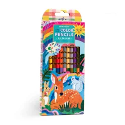 eeBoo - 12 Double-Ended Colored Pencils - Fawn & Sun