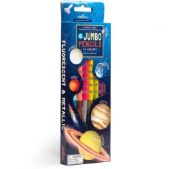 eeBoo - 6 Jumbo Colored Pencils - Our Planets Special Edition