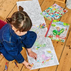 eeBoo Fold-Out Coloring Book: Fairies and Fairy Tales