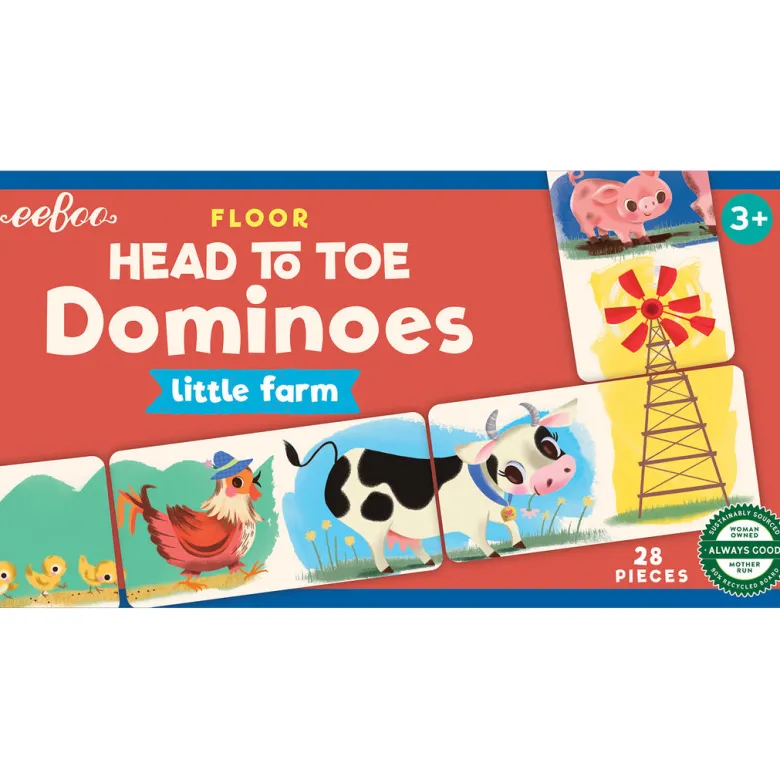 eeBoo Game, Domino - The Farm