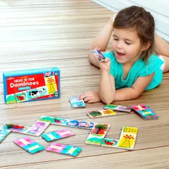 eeBoo Game, Domino - The Farm