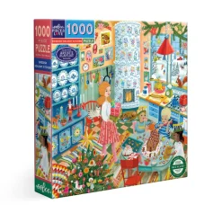 eeBoo Jigsaw Puzzle 1000 Pieces, Swedish Holiday Kitchen