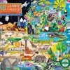 Eeboo Jumbo Puzzle, Animal Landscapes - 48 Pieces