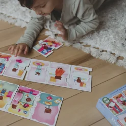 Eeboo Jumbo Puzzle, Bedtime - 10 Pieces