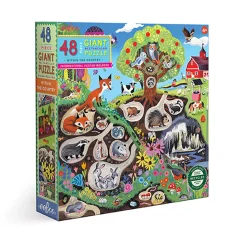 Eeboo Jumbo Puzzle, The Land – 48 Pieces