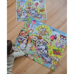 Eeboo Jumbo Puzzle, The Land – 48 Pieces