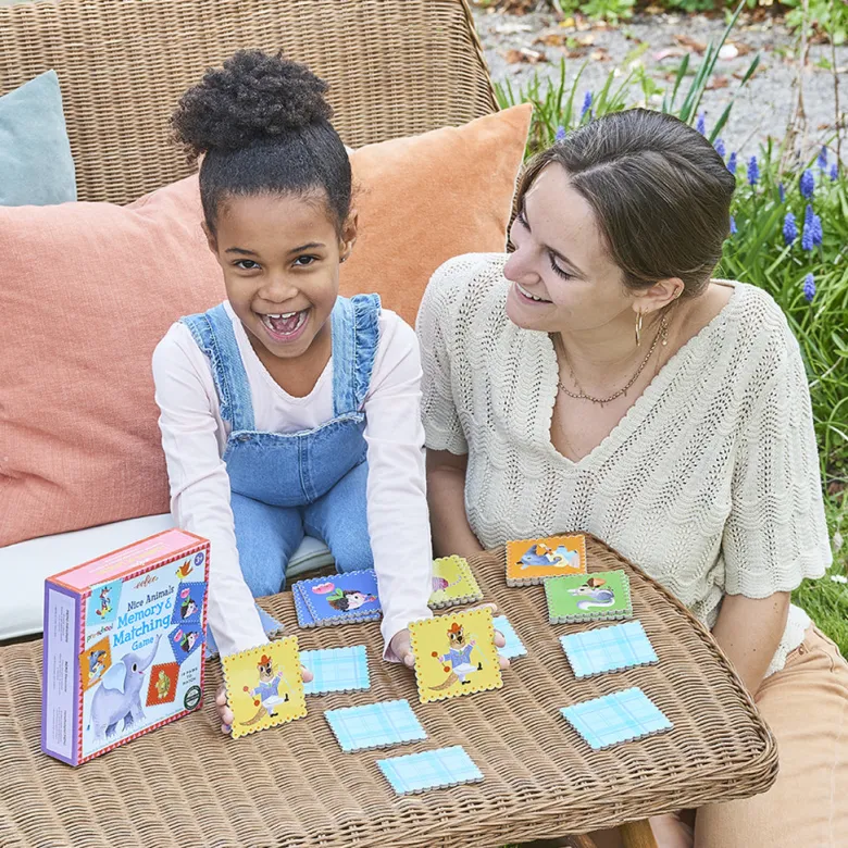 Eeboo Memory Game, Cute Animals