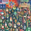 eeBoo 1000-Piece Puzzle, Holiday Ornaments