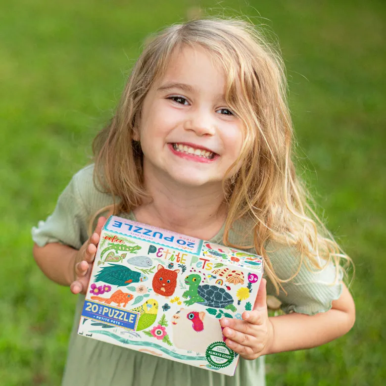 eeBoo Puzzle 20 pcs, Little Pets