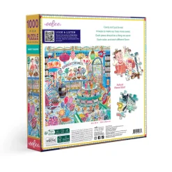 eeBoo Puzzle 1000 pcs, Sweet Shoppe