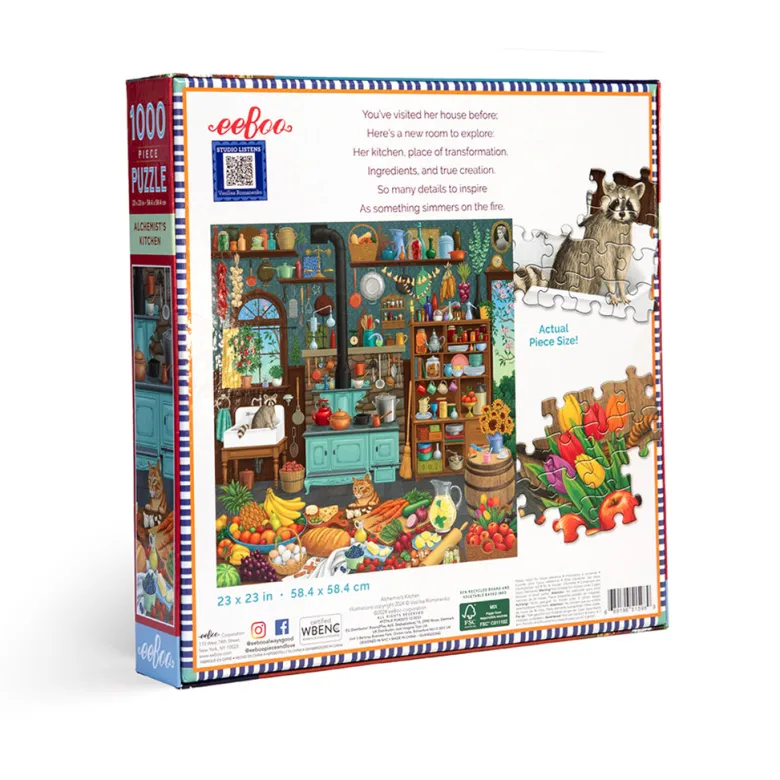 eeBoo Puzzle 1000 Pieces, Alchemist's Kitchen