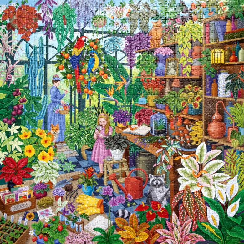eeBoo Puzzle 1000 Pieces, Alchemist's Greenhouse