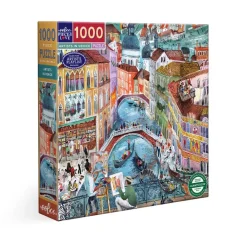 eeBoo Puzzle 1000 Pieces, Artists in Venice