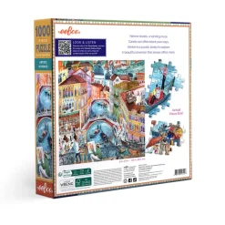 eeBoo Puzzle 1000 Pieces, Artists in Venice