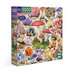 eeBoo Puzzle 1000 Pieces, Bountiful Mushrooms