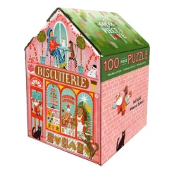 eeBoo Puzzle 100 Pieces, Christmas Market - Assorted Designs