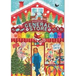 eeBoo Puzzle 100 Pieces, Christmas Market - Assorted Designs
