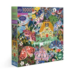 eeBoo Puzzle 1000 Pieces, Cottage at Dusk