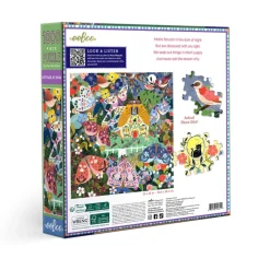 eeBoo Puzzle 1000 Pieces, Cottage at Dusk