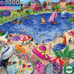 eeBoo Puzzle 1000 Pieces, Lunch by the Sea