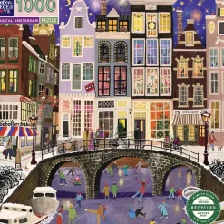 Eeboo Puzzle, Magical Amsterdam – 1000 Pieces