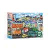 Eeboo Puzzle, Modes of Transportation - 20 pieces
