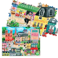 Eeboo Puzzle, Paris - 1000 Pieces