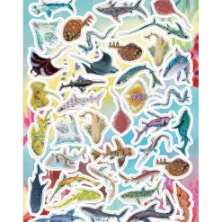 eeBoo Sticker Book, Sharks