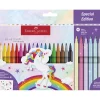Faber-Castell 18+6 Felt-Tip Pens and Stickers – Unicorn