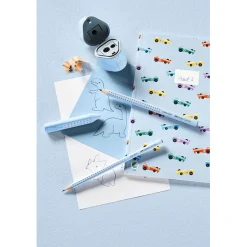 Faber-Castell - Grip 3-in-1 Set, Sky Blue