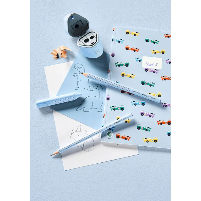 Faber-Castell - Grip 3-in-1 Set, Sky Blue