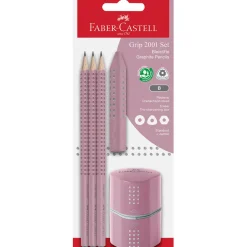 Faber-Castell - Grip 3-in-1 Set, Rose Shadows
