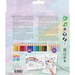 Faber-Castell, 18+6 Grip Unicorn Colored Pencils, Sparkle