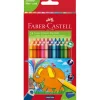 Faber-Castell, 24 Triangular Jumbo Colored Pencils with Extra Wide Tips