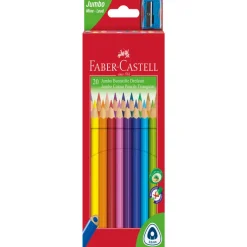 Faber-Castell, 20 Triangular Jumbo Colour Pencils