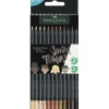 Faber-Castell, Black Edition, 12 Colored Pencils - Skintones