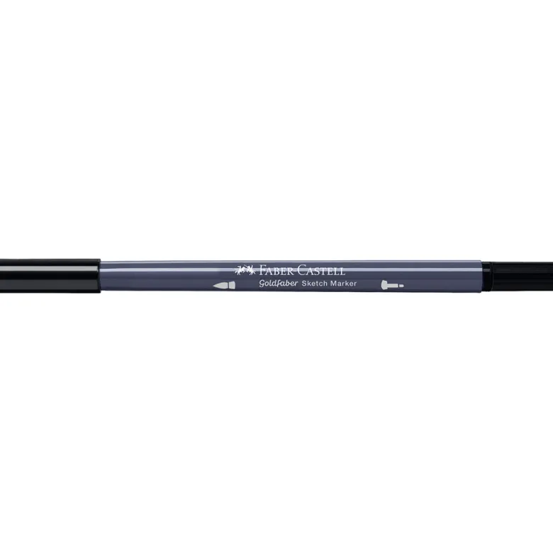Faber-Castell Goldfaber Sketch Marker, Dual Tip with Thick and Fine Points - Black