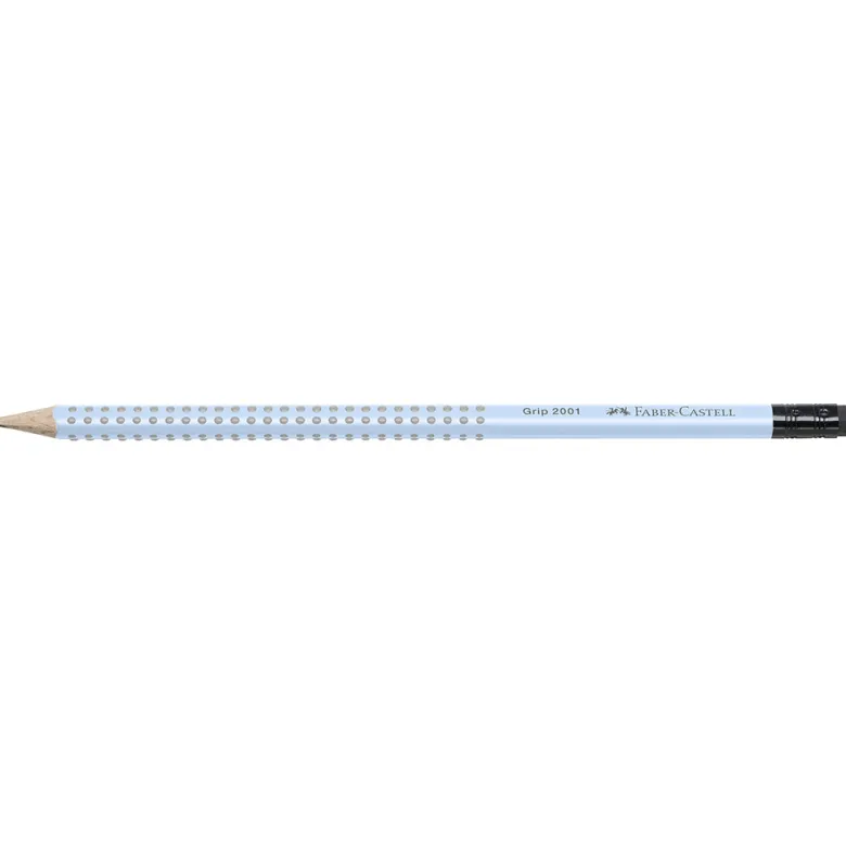 Faber-Castell Graphite Pencil B with Eraser, Sky Blue