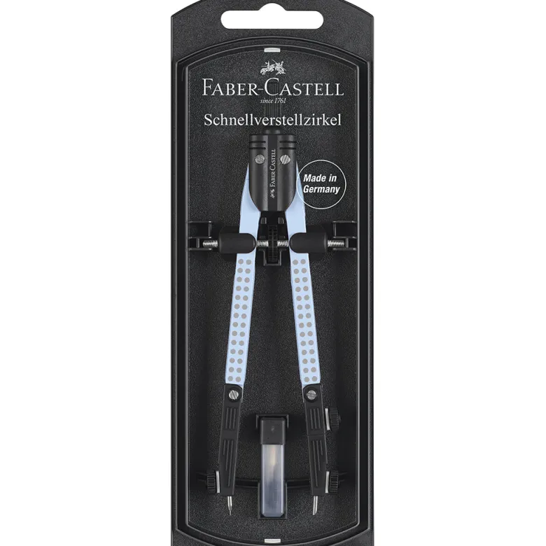 Faber-Castell Grip Compass Set - Sky Blue