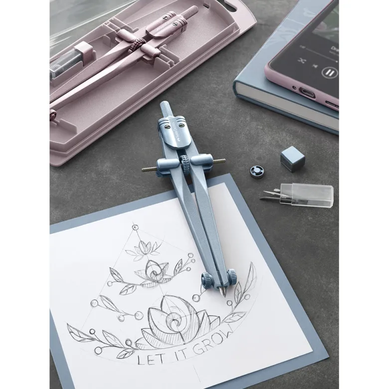Faber-Castell Grip Compass Set - Sky Blue