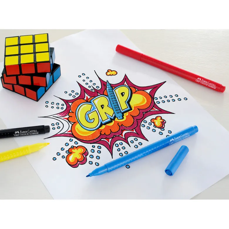 Faber-Castell, Grip Markers - Set of 10