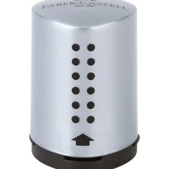 Faber-Castell Grip Pencil Sharpener, Mini - Silver