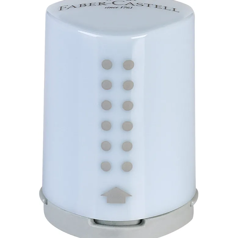Faber-Castell Grip Pencil Sharpener, Mini - Sky Blue