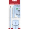 Faber-Castell 3-in-1 Jumbo Grip, Sky Blue