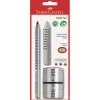 Faber-Castell 3-in-1 Jumbo Grip, Silver