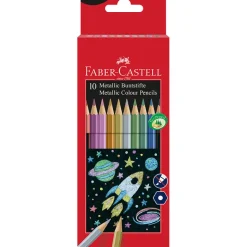 Faber-Castell, Metallic Colour Pencils – 10 pcs.