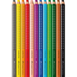 Faber-Castell, Set of 12 Triangular Jumbo Grip Watercolor Pencils