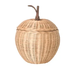 ferm Living Apple Storage, Rattan Woven Basket