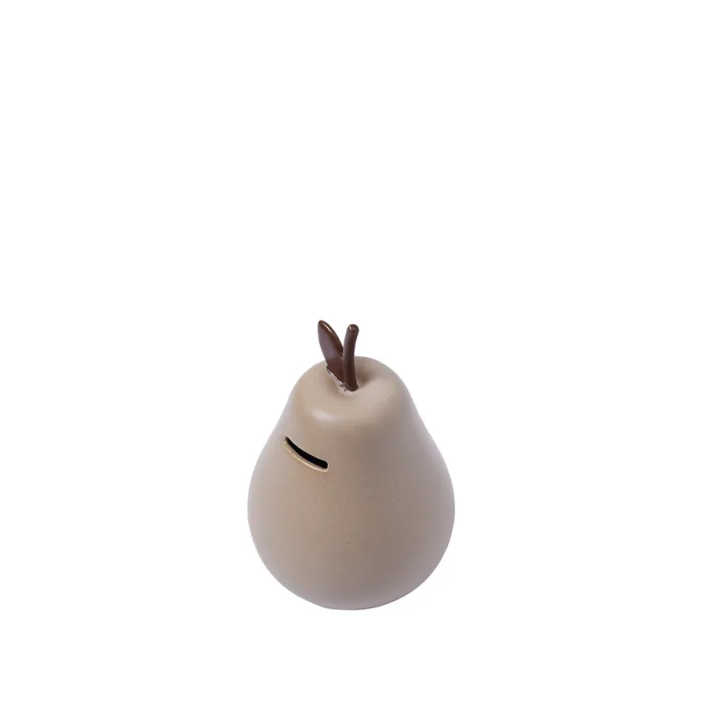 ferm Living Coin Bank, Pear – Cashmere
