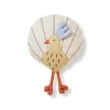 ferm Living Cushion, Peacock - Undyed/Silver Fern